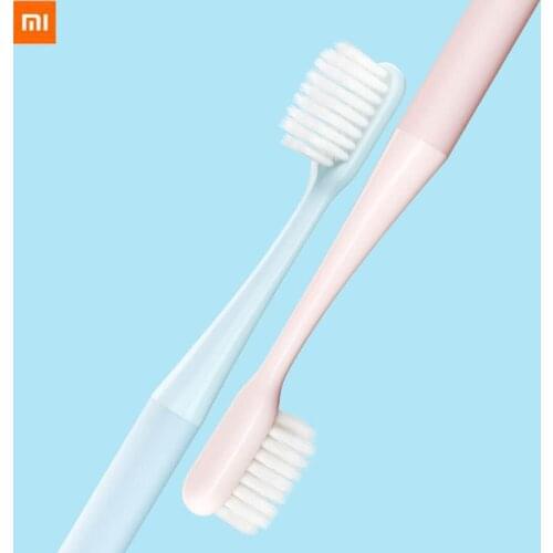 Xiaomi Mijia 10PCS Toothbrush Pink & Blue Manual Ultra Fine Soft Hair Deep Cleaning Tartar Removal Tooth Brush