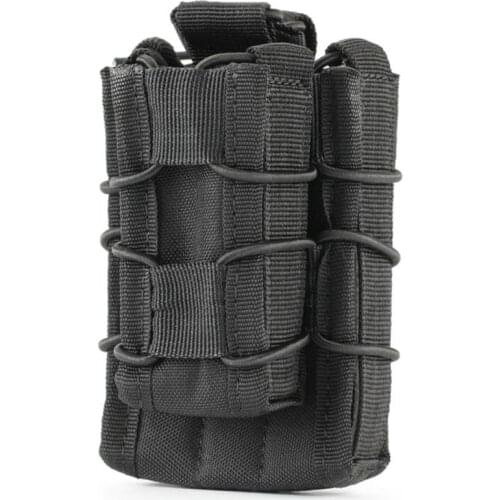 1000D Nylon Tactical Molle Dual Double Magazine Pouch Close Holster Pistol Mag For Outdoor Airsoft Combat Military Hunting