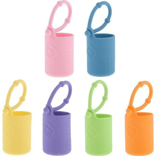 15ml Essential Oil Aromatherapy Bottle Holder Sleeve Cover for Keychain Bag