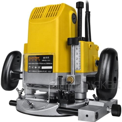 Bakelite Flip Engraving Machine 1500W Multi Function Grooving Equipment Keyhole Trimmer Electric Tenon Tools Woodworking Machine