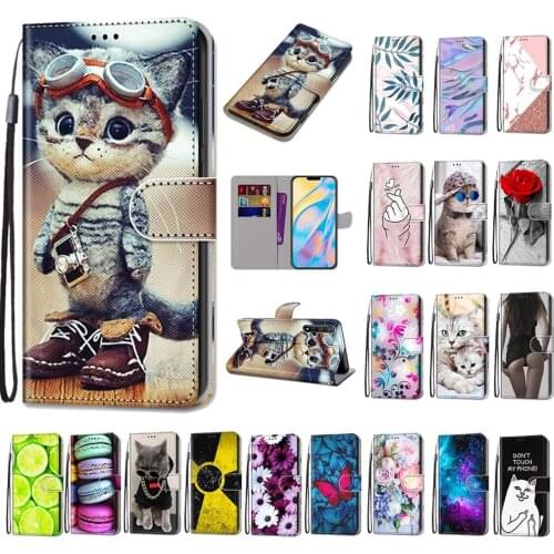 For iPhone 12 Mini Cases Lovely Cartoon Cat Phone Bag For iPhone 11 12 Pro XR X 8 7 6s Plus Flip Wallet Leather Protection Cover