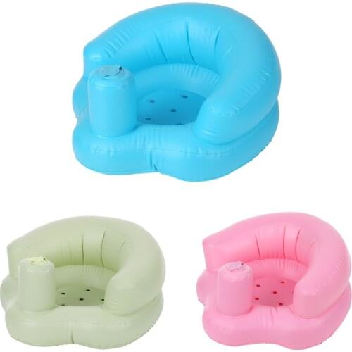 Baby Inflatable Chair Portable Kids PVC Sofa Safety Training seat Pushchair for Playing Bathing Floor Beach Poolside