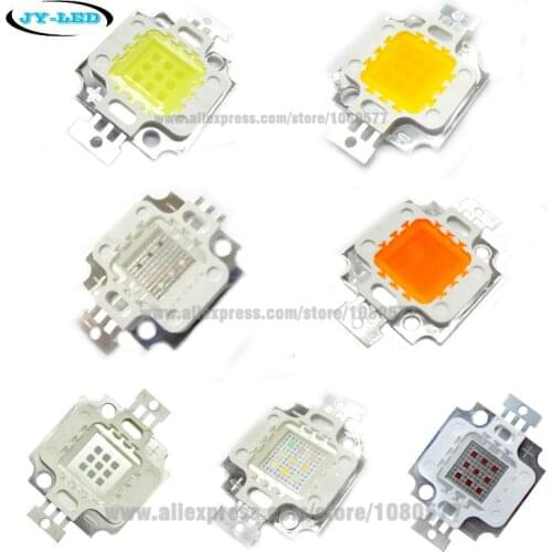 2pcs 30mil 10W High Power LED Integrated COB Light Source For Floodlight Warm White/Red/Green/Blue/Yellow/Full Spectrum