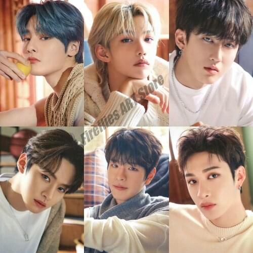 Canvas Painting Korean Group Wall Art Nordic Stray Kids Posters and Prints Wall Decor Home Decoration Pictures Living Room Decor