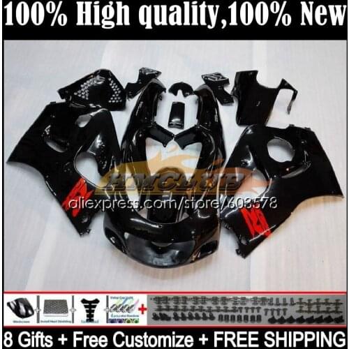 Body For SUZUKI SRAD GSX-R600 GSXR 750 600 0CL.1 Gloss black GSXR750 96 97 98 99 00 GSXR600 1996 1997 1998 1999 2000 Fairings