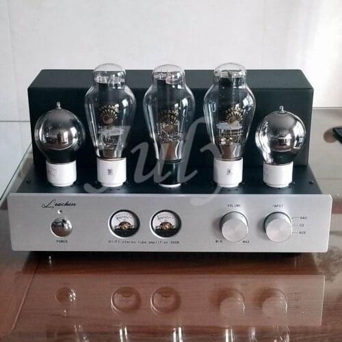 Old Chen tube amplifier 300B single-ended pure class A tube amplifier HIFI fever tube amplifier, frequency response: 20Hz--25KHz