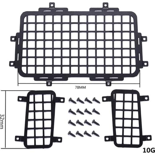 Metal Window Net Decorative Parts for MND90 D91 MN99 MN99S RC Crawler Off-Road Climbing Car Upgrade Accessories