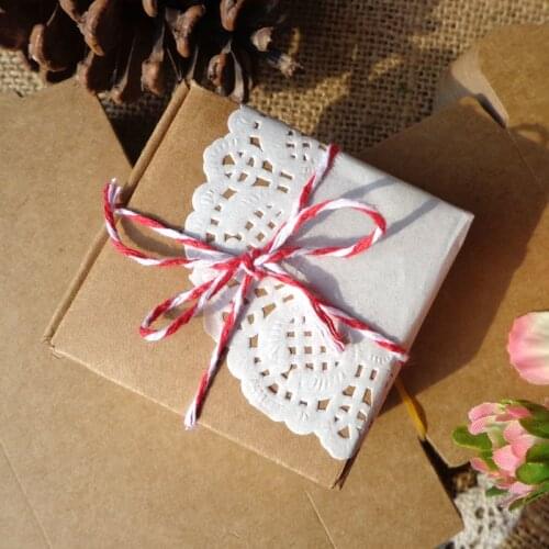 50pcs Kraft Paper Gift Boxes DIY Handmade Soap Packing Favor Box White Brown Black Kraft Cardboard Jewelry Packing Carton Box
