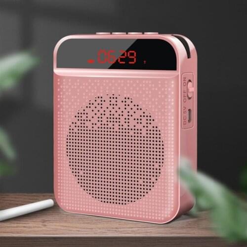 Portable Mini Audio Speaker Portable Voice Amplifier Natural Stereo Sound Microphone Loudspeaker for Tour Guide Speech K3