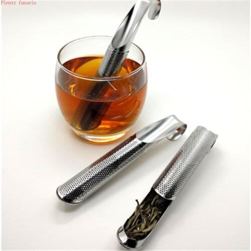 Hanging type Stainless Steel Tea Infuser brew Creative Pipe Design Metal Strainer for Mug fancy Filter Herb Tool Accessories