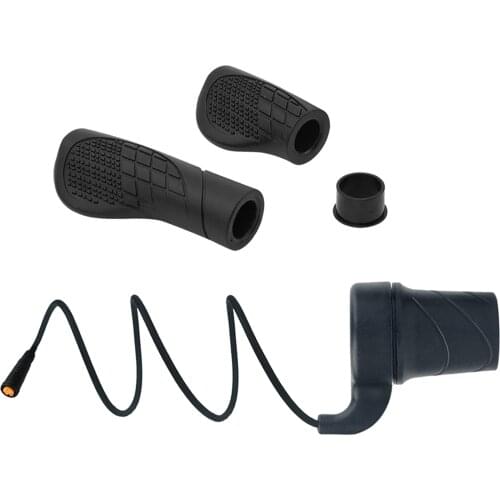 Universal 20X Bike Half Twist Throttle Grip Speed Controller 12-72V for Electric Bike E-bike E-motorcycle Conversion Kit