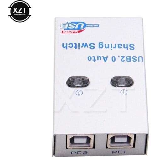 USB2.0 Splitter Auto Sharing Switch PC Computer Peripherals 4 Ports For PC Computer Printer Scanner For Office Home Use Switches