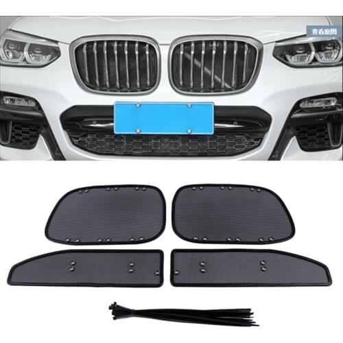 For BMW X3 G01 2018 2019 2020 Front grille modified water tank protection net engine protection insect net Car Accessories