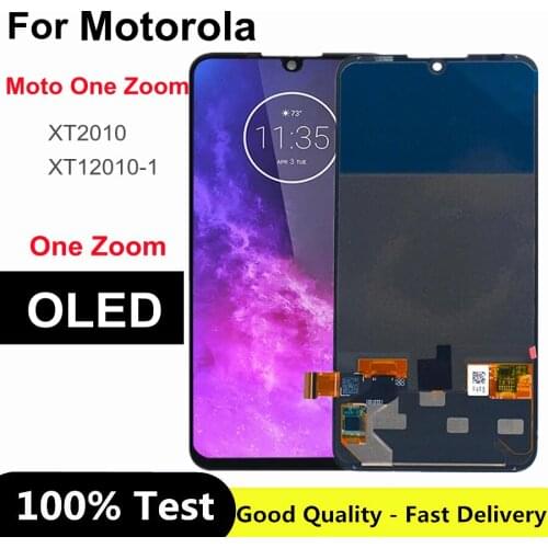 6.39" OLED For Moto One Zoom XT2010 Xt12010-1 LCD Display Touch Screen Digitizer Assembly For Motorola Moto One Zoom LCD