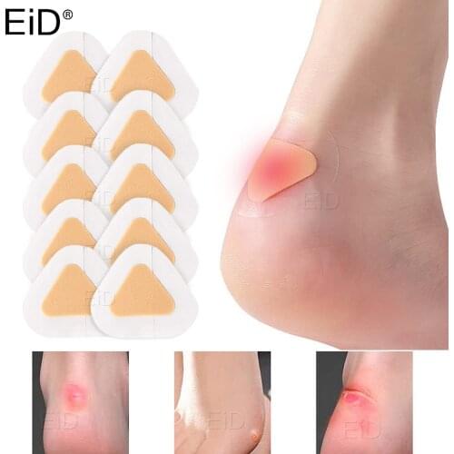 10PCS Gel Heel Insoles for women Pain Relief Cushion Anti-wear Adhesive Feet Care Pads Heel Sticker Heel Liner Grips Crash Patch