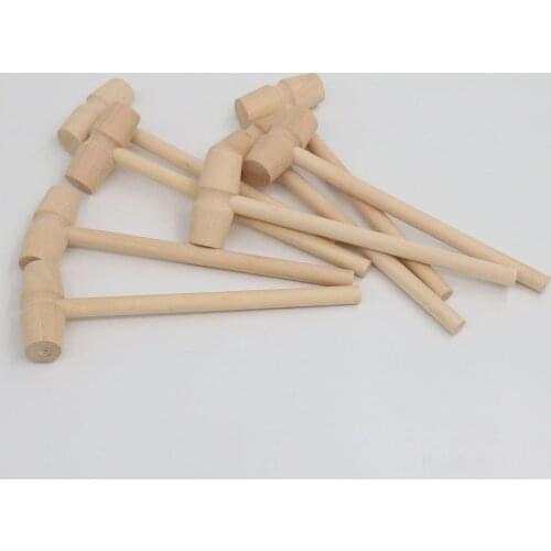 1000 Pieces Wooden Hammer Mallet 140x43x19mm Crab Lobster Seafood Crackers
