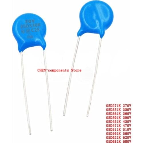 50PCS Varistor 05D271K 331K361K 391K 431K 471K 511K 561K 621K 681K 360V 390V 430V470V 510V 560V 620V 680V 330V