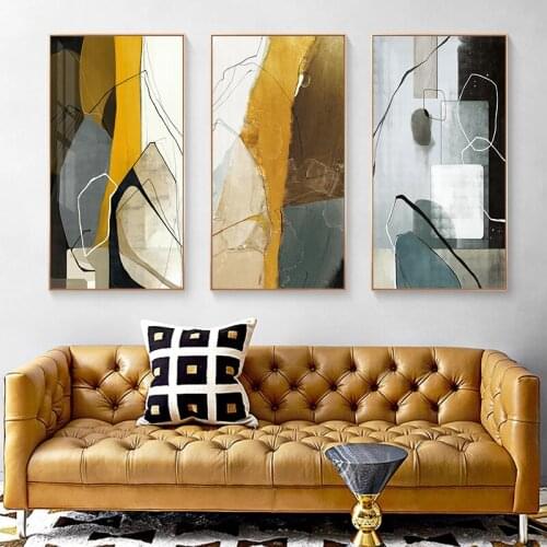 Abstract Canvas Watercolor Painting Large Poster Modern Print Wall Art Pictures Living Room Bedroom Home Decorative