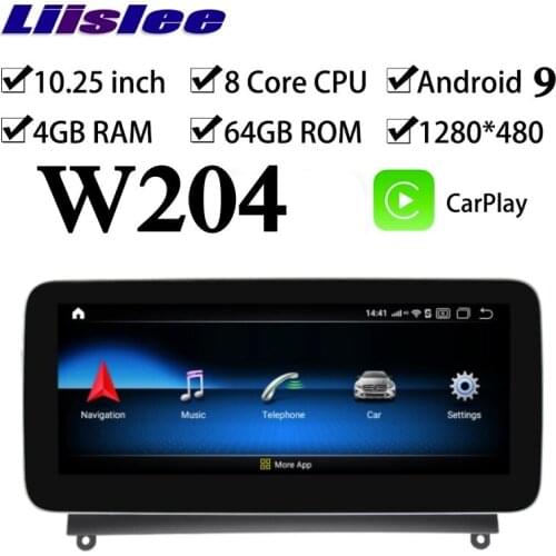 Car Multimedia GPS Audio Radio For Mercedes Benz MB C Class W204 2007~2011 CarPlay 360 Bird View NTG Navigation NAVI