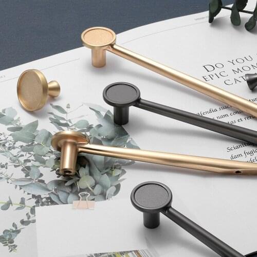 JD Brooch Design Pearl Gold Cabinet Knobs and Handles Zinc Alloy Kitchen Handles Drawer Knobs Pulls Furniture Handle Hardware