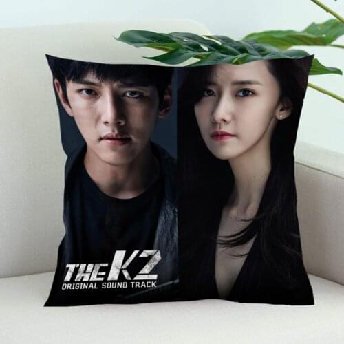 THE K2 Pillow Cover Bedroom Home Office Decorative Pillowcase Square Zipper Pillow Cases Satin Soft