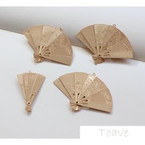 Chinese-style Double Ceiling Fan Sub-Pendant-Open Folding DIY Handmade Material Accessories