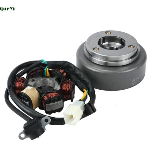 Motorcycles Ignition Magneto Stator Flywheel kit For ZongShen 190cc Z190 W190 1P62YML-2 Electric Start Engine Dirt Pit Bike Atv