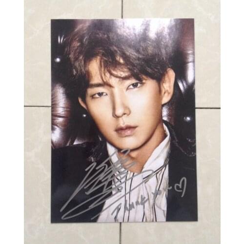 LEE JOON GI Joongi Lee Joongi autographed signed original photo 5*7 K-POP 102018C
