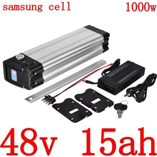 48V 15AH Lithium battery 48V 9AH 12AH 15AH 18AH Electric Bike Battery 48V 500W 750W 1000W Li-ion Ebike Battery use samsung cell