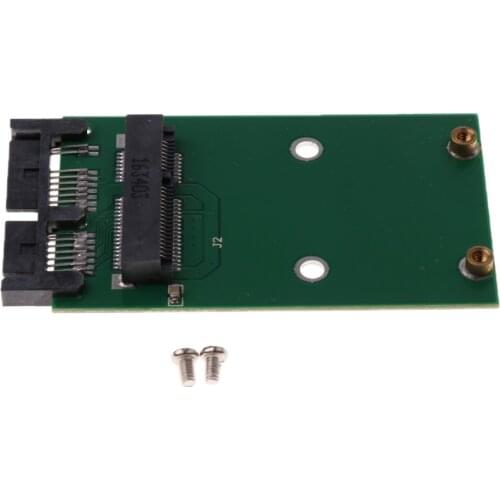 Mini PCI-e mSATA Solid State Drive SSD To 1.8'' Micro SATA Adapter Card Board