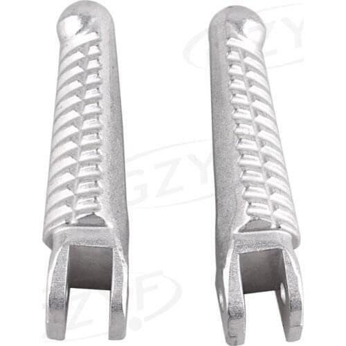 Motorcycle Front Foot Peg Footrest for Ducati 848 1098 1198 2008 2009 2010 2011 2012 2013 Silver
