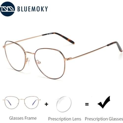 BLUEMOKY Progressive Prescription Glasses Men Multifocal Bifocal Eyeglasses Optical Myopia Hyperopia Spectacles Custom Lens