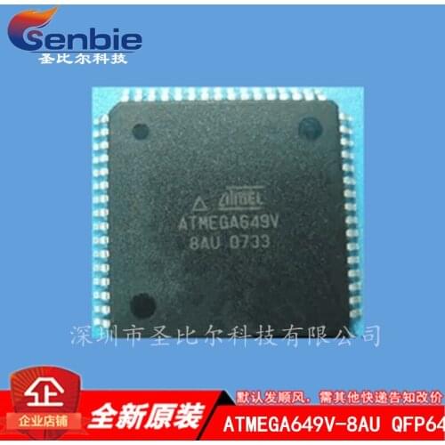 New10piece ATMEGA649V-8AU ATMEGA649V QFP64 Memory IC