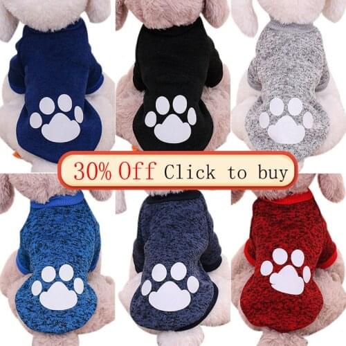 Dog Clothes For Small Dogs Soft Pet Dog Sweater Puppy Clothing Hoodies Warm Puppy For Small Medium Dogs S-XL