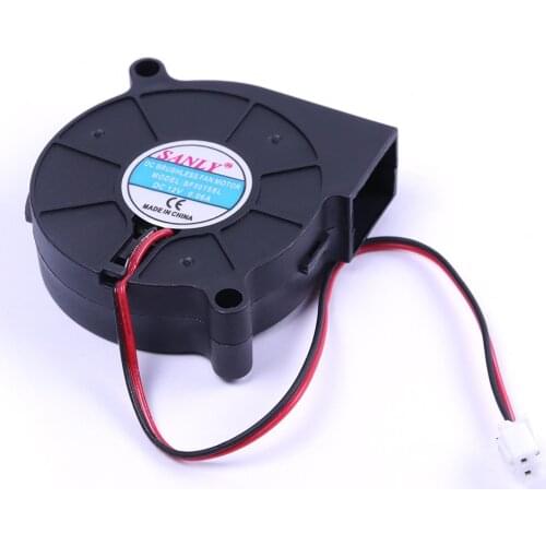 2Pcs/lot SF5015SL DC 12V 0.06A Cooling Turbine Blower Fan 50x50x15mm Snail Fan Quiet Blower Fan For Heater