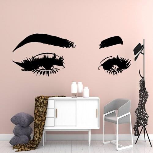 Creative eyes Decal Removable Vinyl Mural Poster For Kids Rooms Decoration Wall Art MURAL Drop Shipping