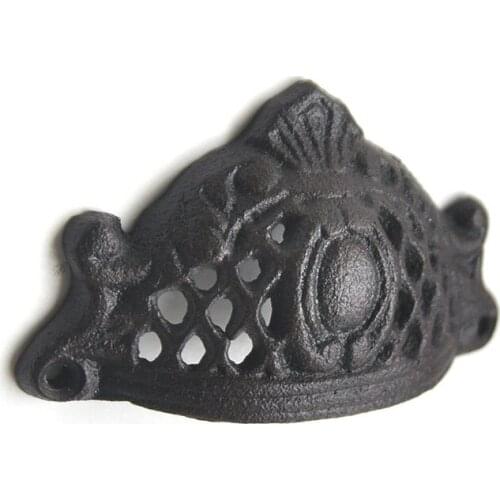 Hollow Crown Handle Cast Iron Heavy Duty Knob Unique Design European Retro Garden/Home Door/Cabinet/Drawer Pull Decor Outdoor