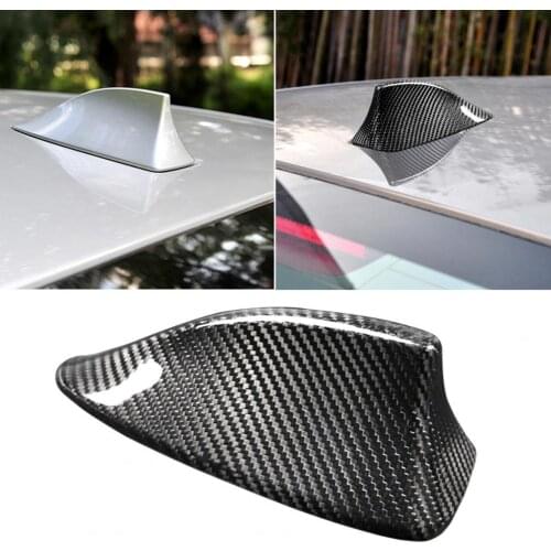 Durable Anti-scratch Waterproof Shark Fin Antenna Cover Carbon Fiber Antenna Cover Sticker Exterior Modification