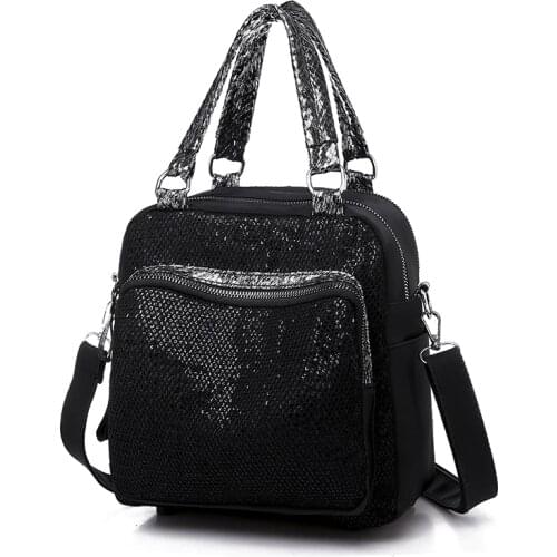 Women Backpacks Teenage Girls School Bags Fashion Sequins Female Business Bag Girls Small Shoulder Bags Casual Laptop Backpack
