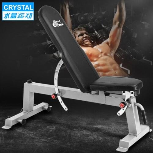 Home Gym Adjustable Bench Sit Up Incline Exercise Dumbbell Bench Height Adjustable, Multi-Functional Strength Train Sit UP Bench