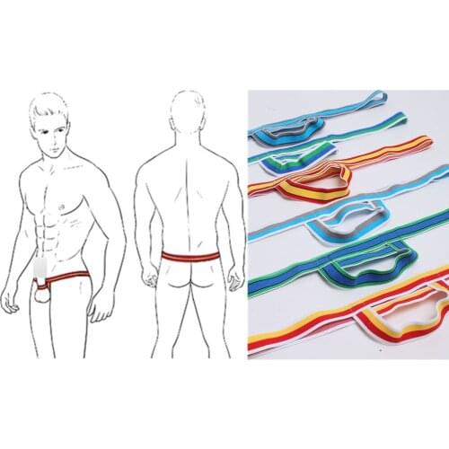 Mens Penis Lift Underwear Gay Jockstrap Underpants Cock String Thongs Male Panties Dick Slingshot Sexy Briefs Enhancer