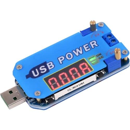 USB voltage conversion Boost Router power supply 5V to 3.3V9V12V24V Voltage and current display 15W Fan speed Adjustable DC-DC