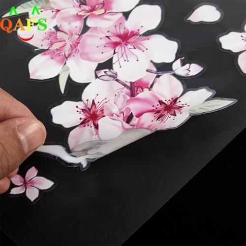 Cherry Blossom Floral Car Stickers Love Pink Auto Vinyl Deca Bumperl Window Ipad