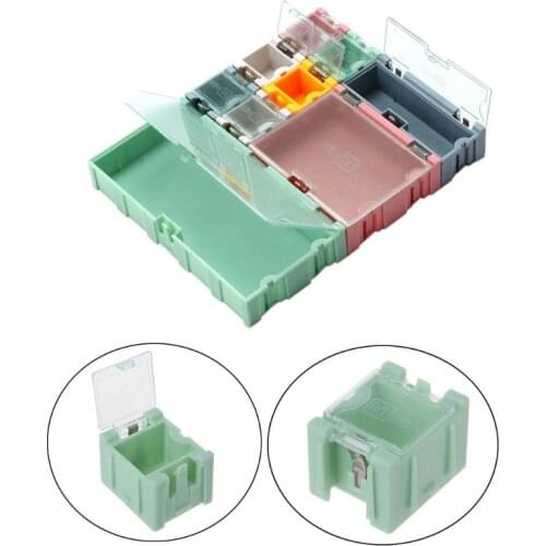 High Quality 9pcs/set SMD Container SMT IC Electronic Component Mini Storage Box Jewelry Case
