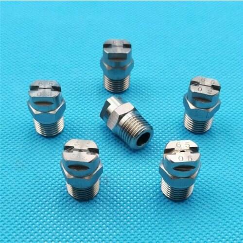1/4" 65 degree series stainless steel flow flat fan water spray nozzle,industrial/factorycleaning washing dust removal nozzle