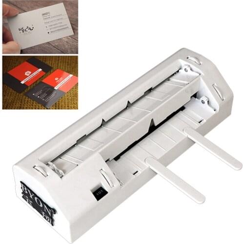 220V Heavy Fine-tuning Electric Functional Business Card Card Cutting Machine Fully Automatic Low Noise Office Paper Cutter