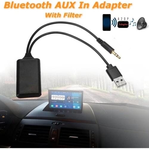Car Wireless Bluetooth Module Music Adapter Auxiliary Receiver Aux Audio Usb 3.5Mm Socket For Bmw E90 E91 E92 E93