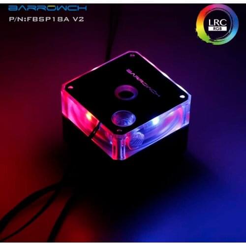 Barrowch pc water cooling DDC pump 5V lighting water cooler PWM speed control heatsink 18W gadget FBSP18A-V2