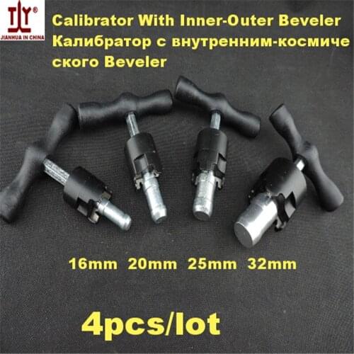 Free Shipping Plumber Tools 4pcs/bag Size: 16mm 20mm 25mm 32mm PEX-AL-PEX Hand Reamer Calibrator With Inner-Outer Beveler