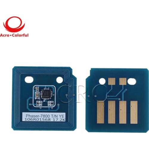 106R01573 106R01570 106R01571 106R01572 Toner Chip for xerox Phaser 7800 Reset Cartridge Chip South America Eastern Europe